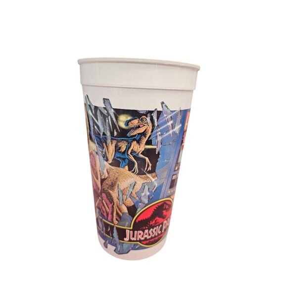 1992 McDonald’s Velociraptor Collectible Cup Jurassic Park Dinosaur 7” Vintage - Picture 5 of 10